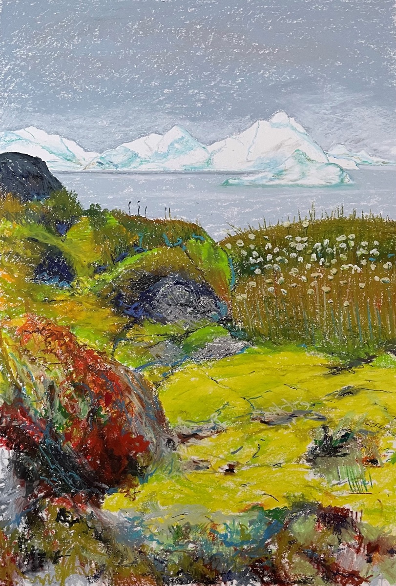 Anna Grethe Aaen Efterår I Grønland 65x45 Cm 284