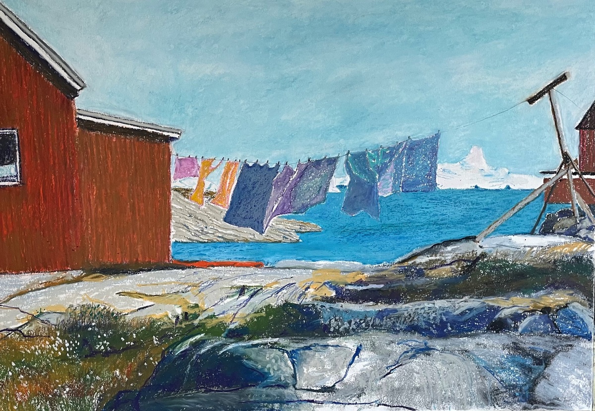 Anna Grethe Aaen Vasketøj På Diskoøen 45x65 Cm 287